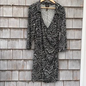 Laundry by Design los angles faux wrap dress